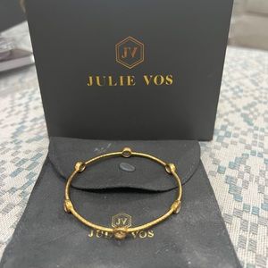 Julie Vos Milano Clear Bangle/Small